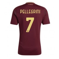 Billiga AS Roma Lorenzo Pellegrini #7 Hemma fotbollskläder 2024-25 Kortärmad